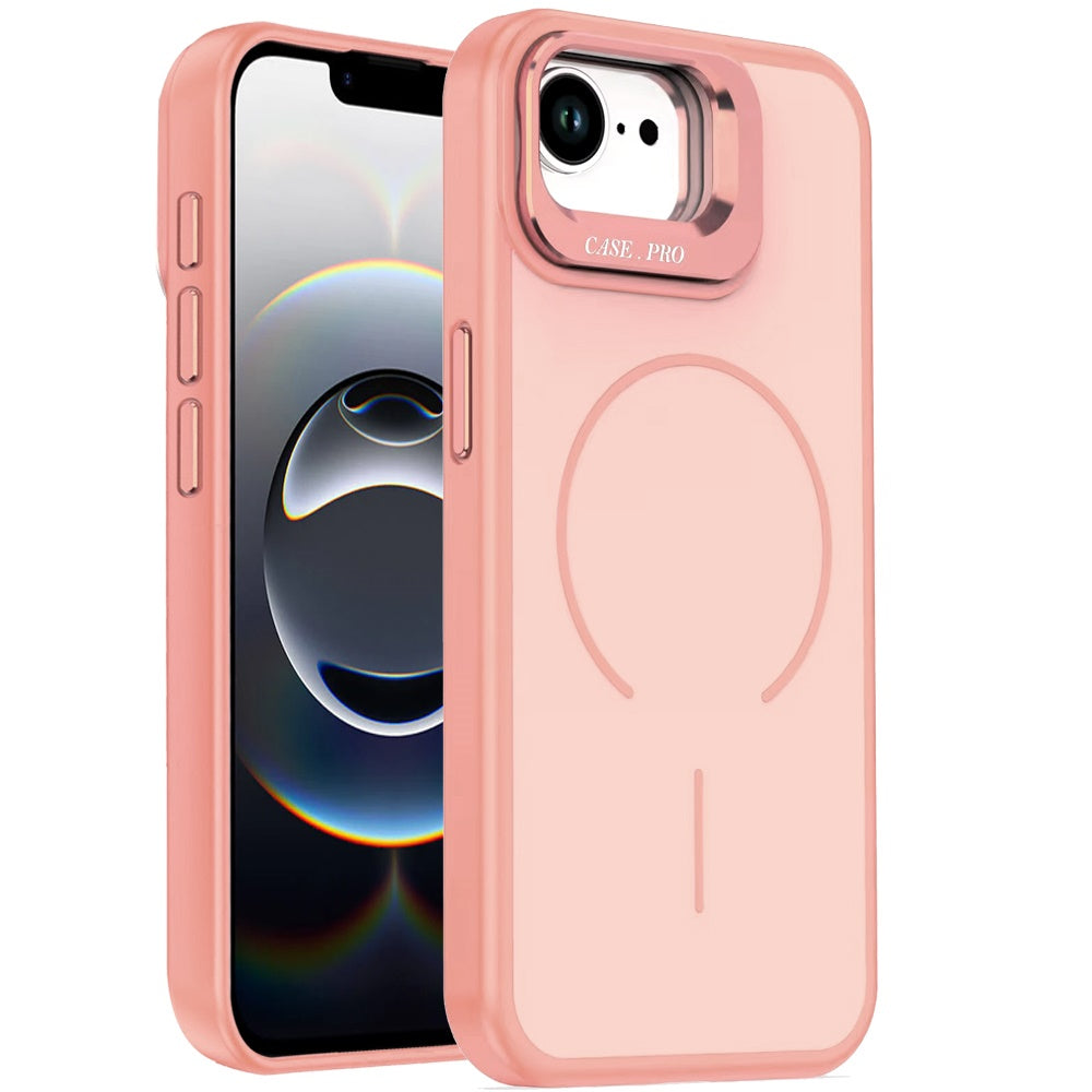 MagSafe Compatible Matte Metallic Stand TPU Hybrid Drop Protection Camera Kickstand