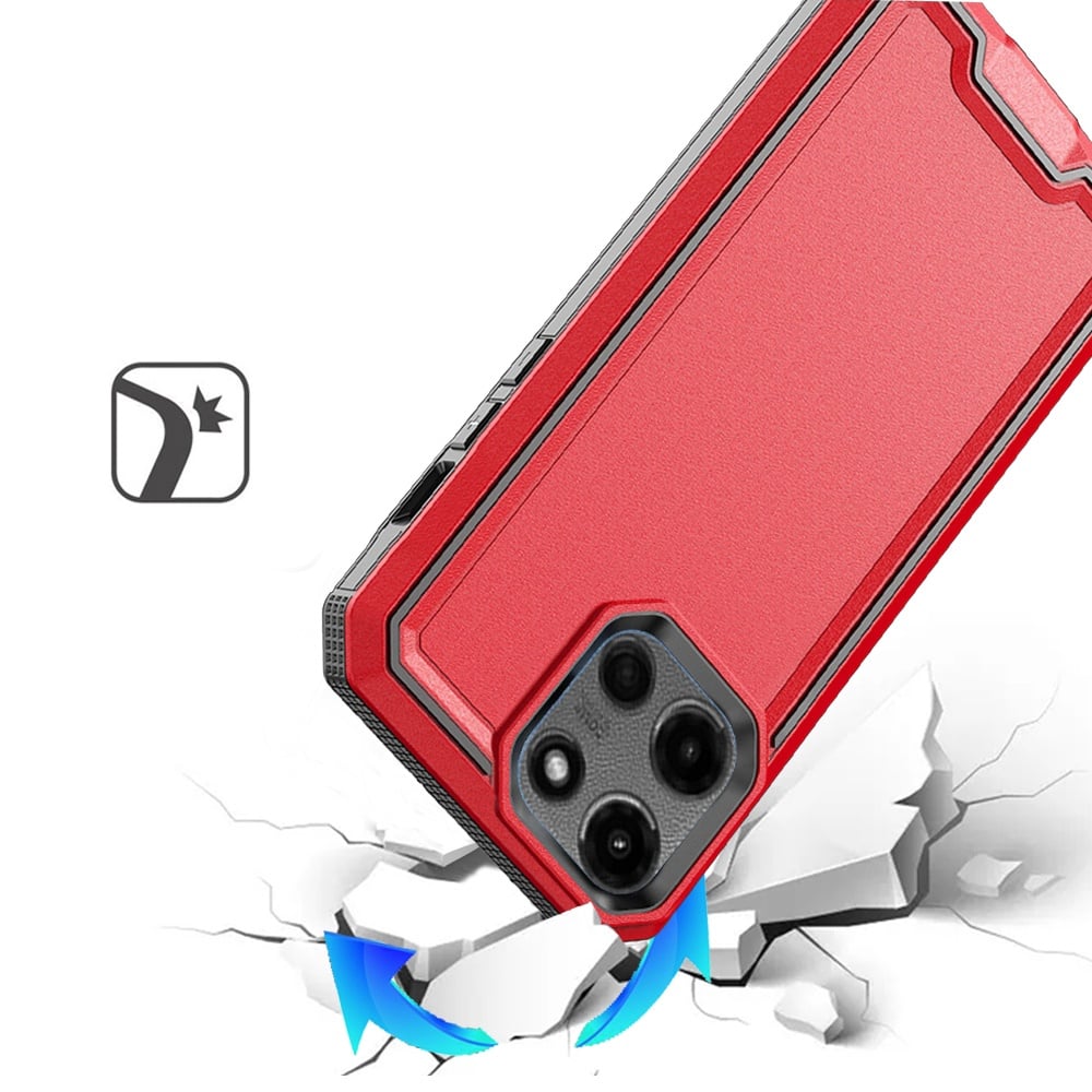 For Motorola Moto G Stylus 5G 2026 /2025 Tough Modern Fused Hybrid Armor Hard PC TPU Rubber Shockproof Drop Protection Impact Case Cover