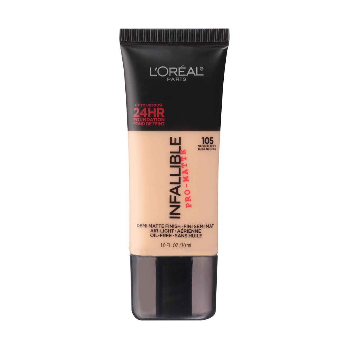 L'OREAL Infallible Pro-Matte Foundation Natural Beige 1.0 fl. oz. / 30 mL