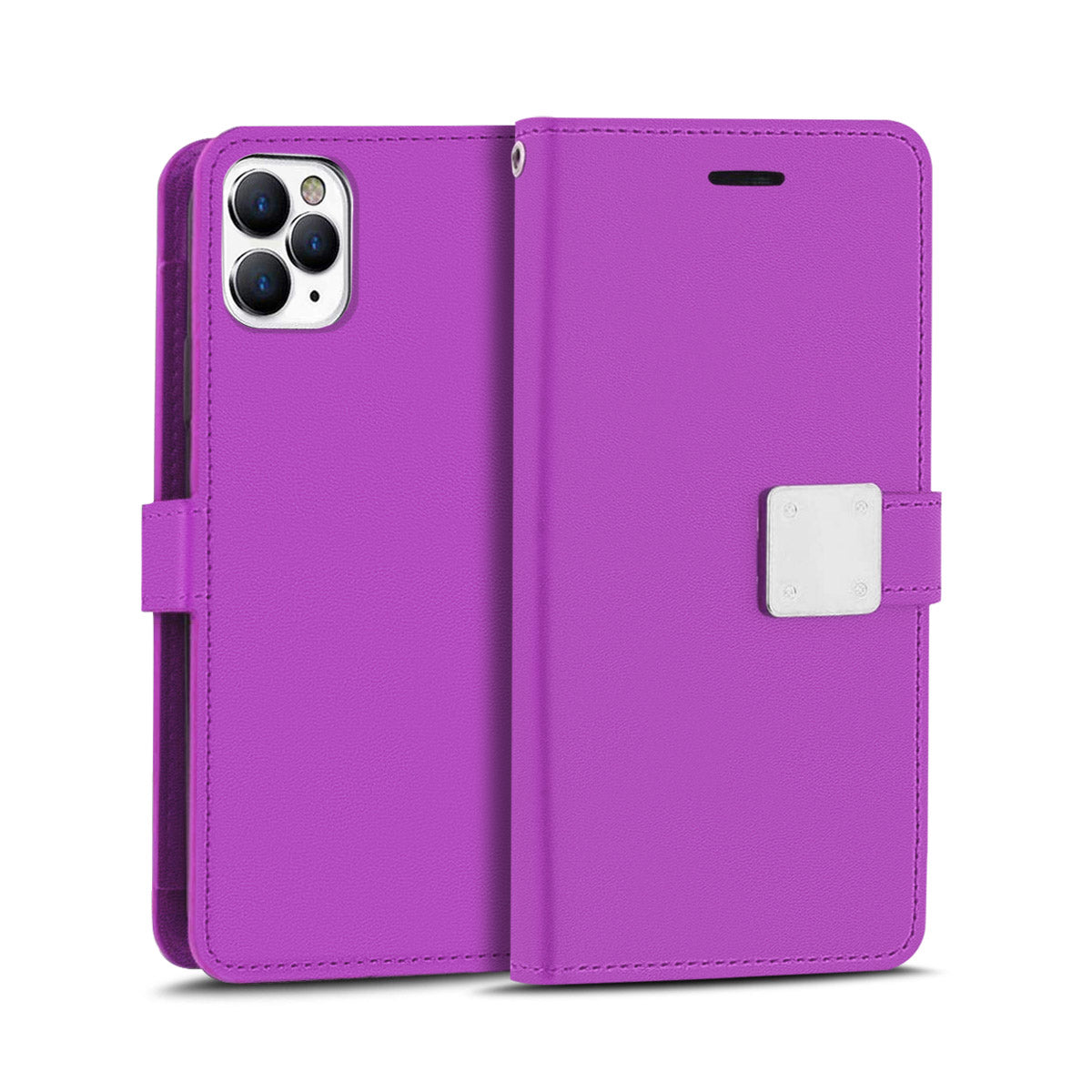 For Motorola Moto G Power 5G 2026 PU leather Wallet 6 Card Slots folio with Wrist Strap & Kickstand Pouch Flip Shockproof Case Cover Purple