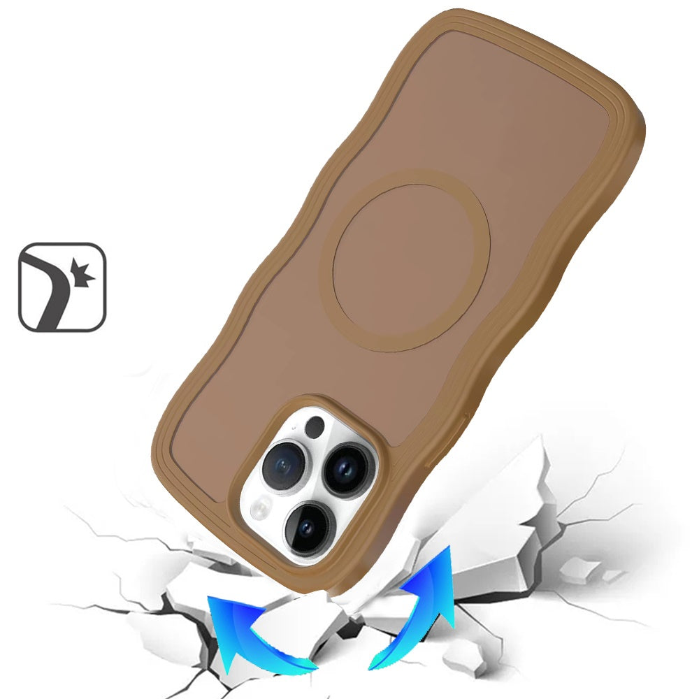 For Apple iPhone 16 Pro Max Grip Hand Magnetic Hybrid Case Shockproof Protection Matte Skin Rubber TPU + PC Case Cover