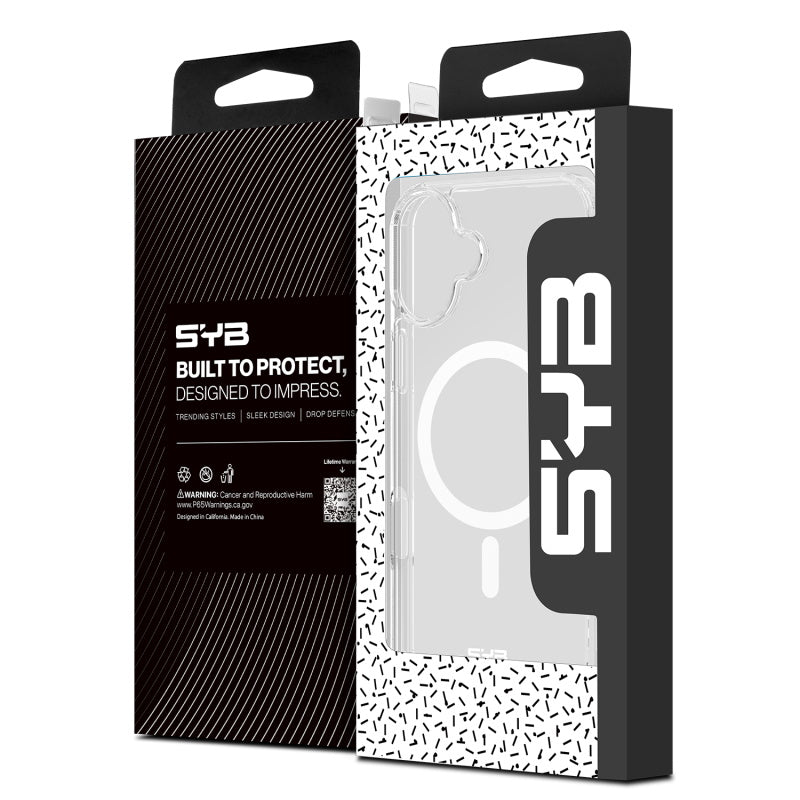 For Ultra-sleek Hybrid Slim Hard PC & TPU Compatible with MagSafe, Magnetic Protective Phone Case for Apple iPhone 16 Plus - Transparent Clear Case Cover Clear