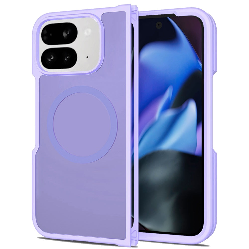 For Google Pixel 10 Pro Fold Magnetic Case Hybrid Soft TPU Bumper Hard Translucent Matte Back Slim Shockproof Case Cover