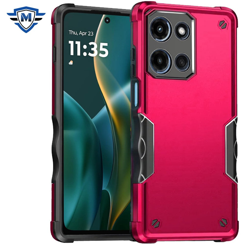 For Motorola Moto G Stylus 5G 2025 Slim Fit Back Hybrid Lightweight Shockproof 2-in-1 Hybrid Hard PC Bumper Frame Armor Protection Case Cover