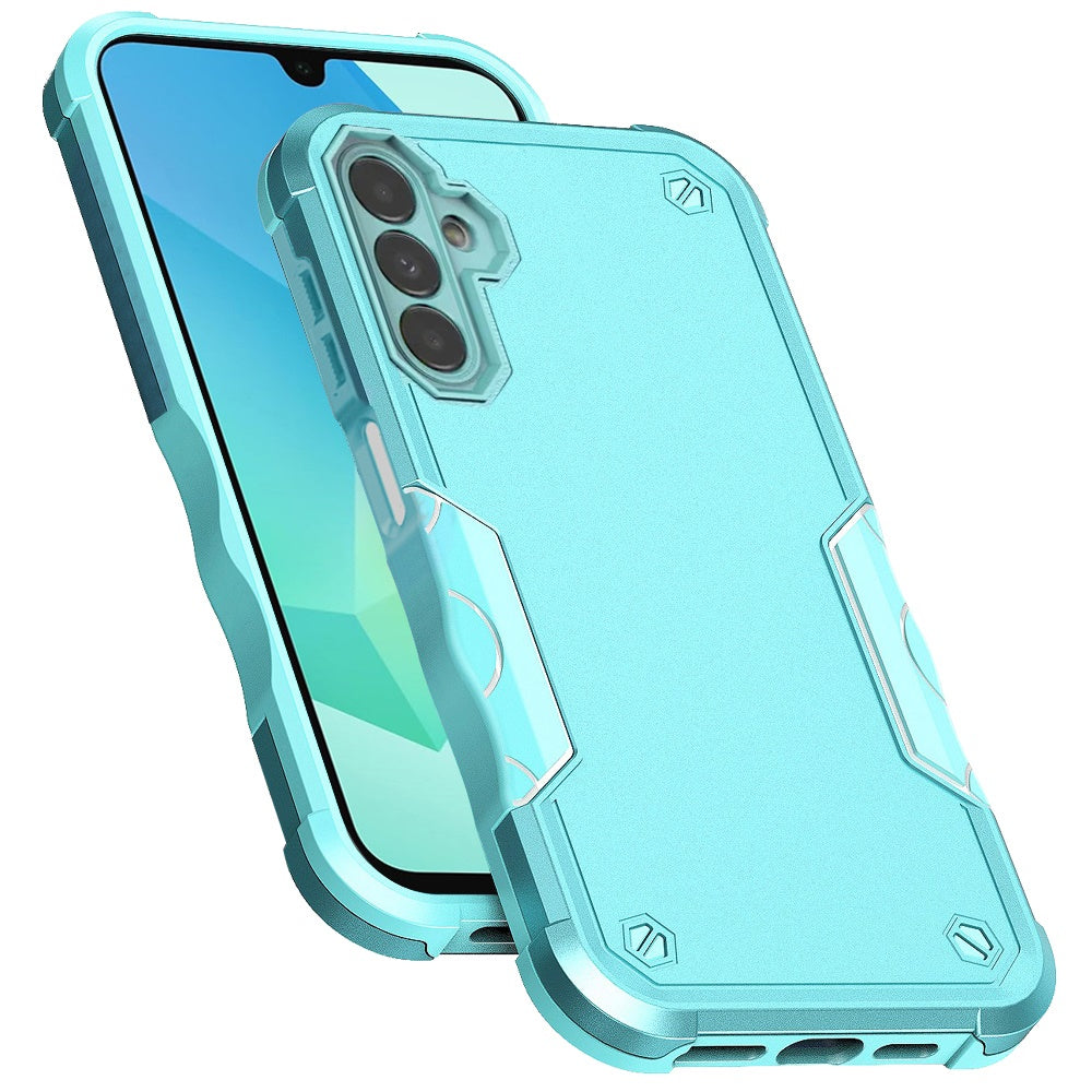 For Samsung Galaxy A16 5G Slim Tough Shockproof Hybrid Heavy Duty 2in1 Dual Layer TPU Bumper Rugged Rubber Defend Armor Case Cover