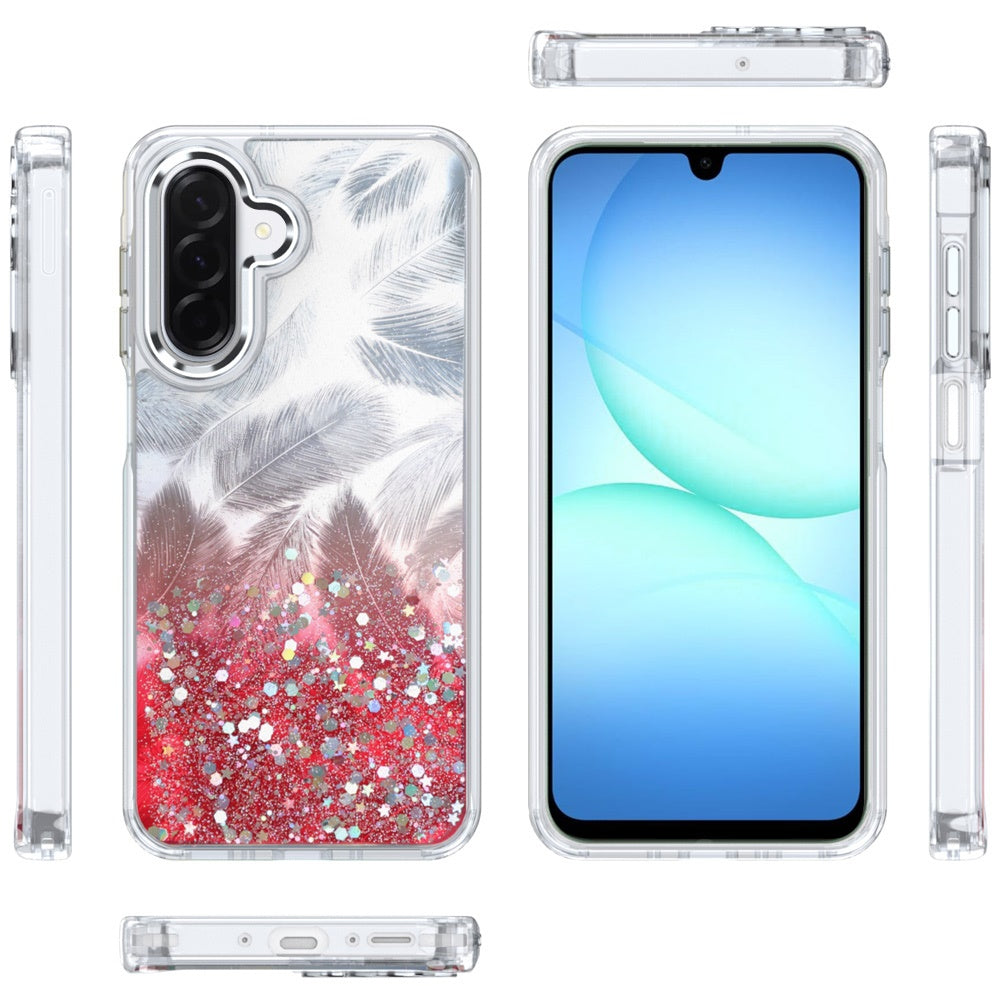 For Samsung Galaxy A17 5G Fashion Epoxy Glitter Shimmer Design, Hybrid Shockproof TPU, Stylish Sparkle Slim TPU Protective Case Cover