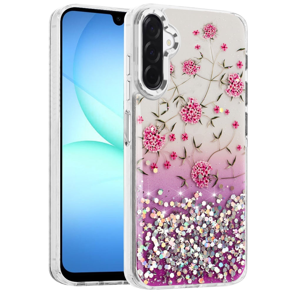 For Samsung Galaxy A17 5G Fashion Beautiful Epoxy Design Hybrid Fashion Stylish TPU Protective, Shockproof Hybrid PC Case Cover