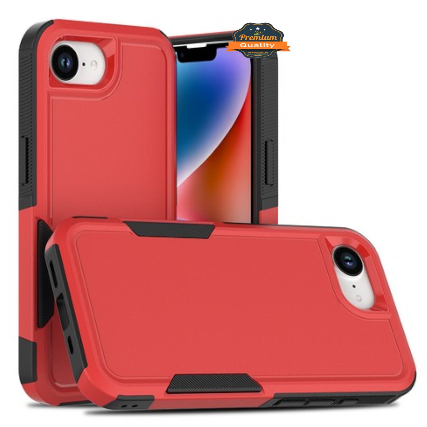 For Apple iPhone 17 AIR Rugged Heavy-Duty Dual Layer Military-Grade, Rubber TPU Defender, Hybrid Shockproof Case Cover