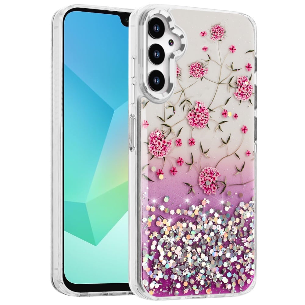 For Samsung Galaxy A16 5G Fashion Beautiful Epoxy Design Hybrid Fashion Stylish TPU Protective, Shockproof Hybrid PC Case Cover