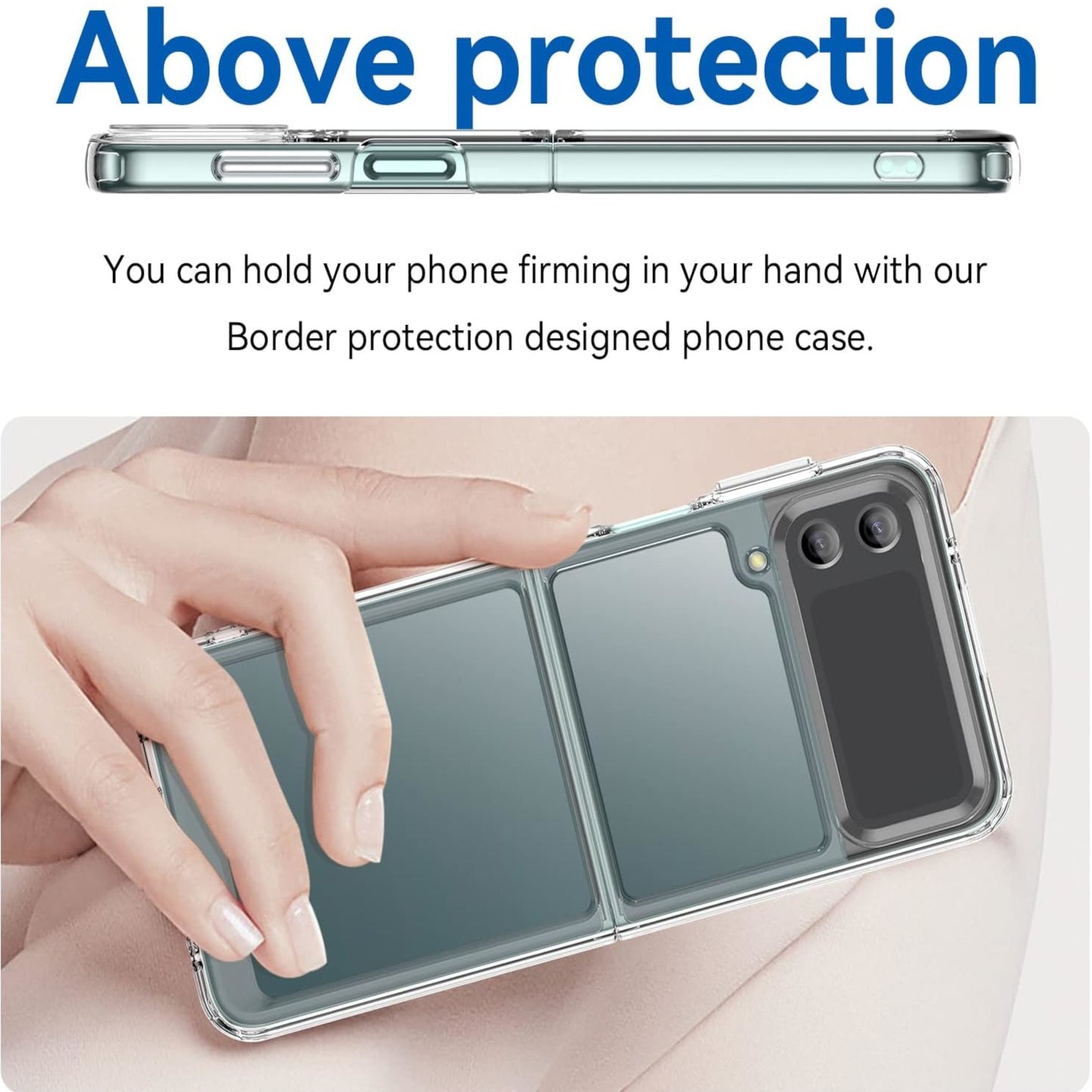 For Motorola Razr+ 2025, Motorola Razr+ Plus (2025) Premium Transparent Hard PC Back Slim Fit Thin Case Hybrid Protective Shockproof, Lightweight Case Cover Clear