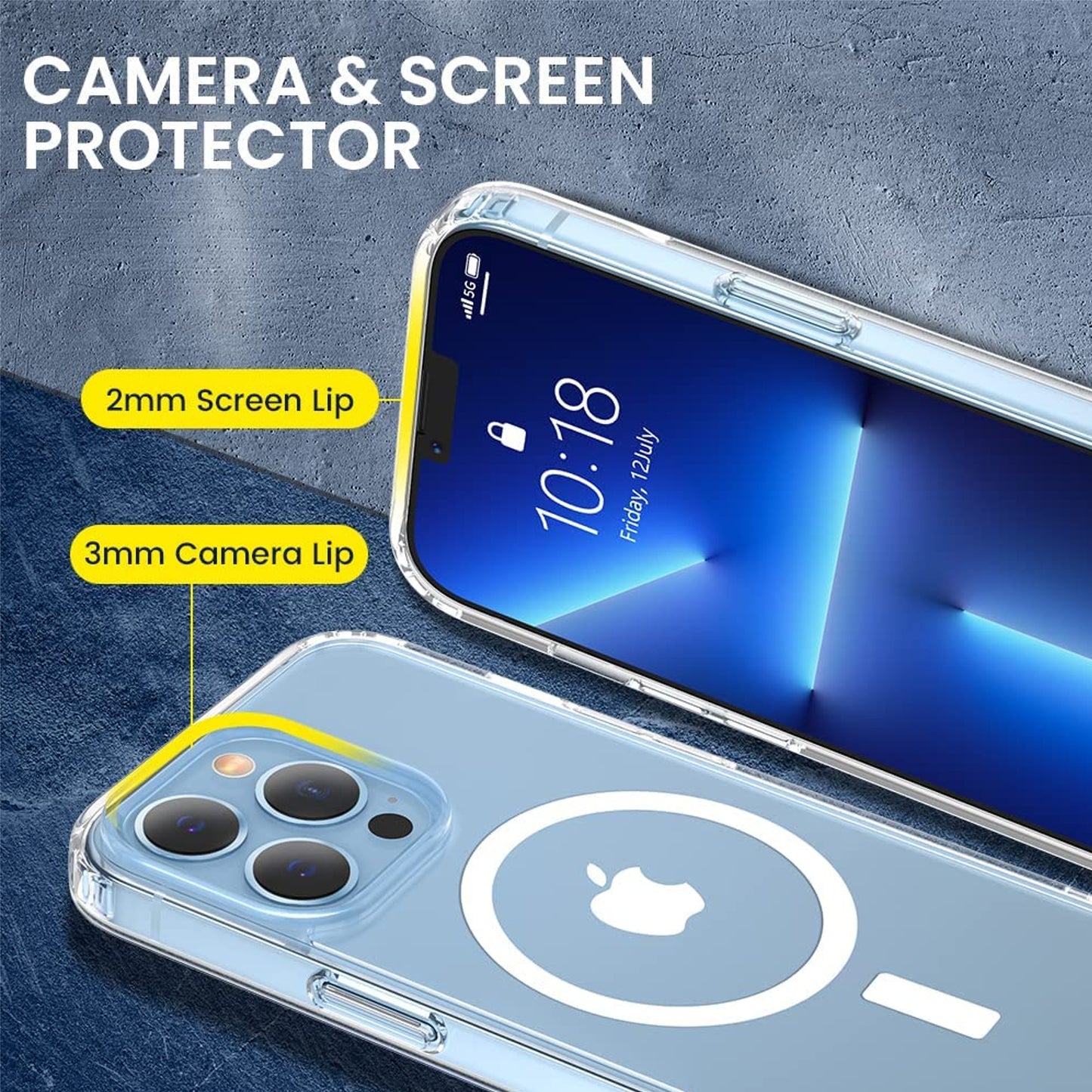 For Samsung Galaxy S26 Ultra Magnetic Clear, MagSafe Wireless Charger Compatible, Slim PC + TPU Hybrid Transparent Design Case Cover Clear