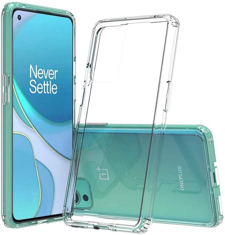 For Samsung Galaxy A12 5G Crystal HD Clear Back Panel + TPU Bumper Hybrid Thin Slim Hard Shockproof Defender Anti-Drop Phone Case Cover