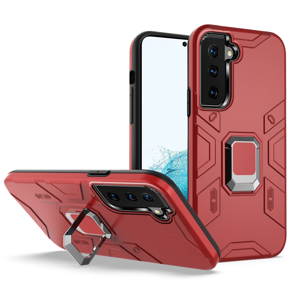 For Samsung Galaxy S22 /Plus Ultra Slim Rugged Shockproof Hybrid with Magnetic Ring Stand Holder Phone Case Cover