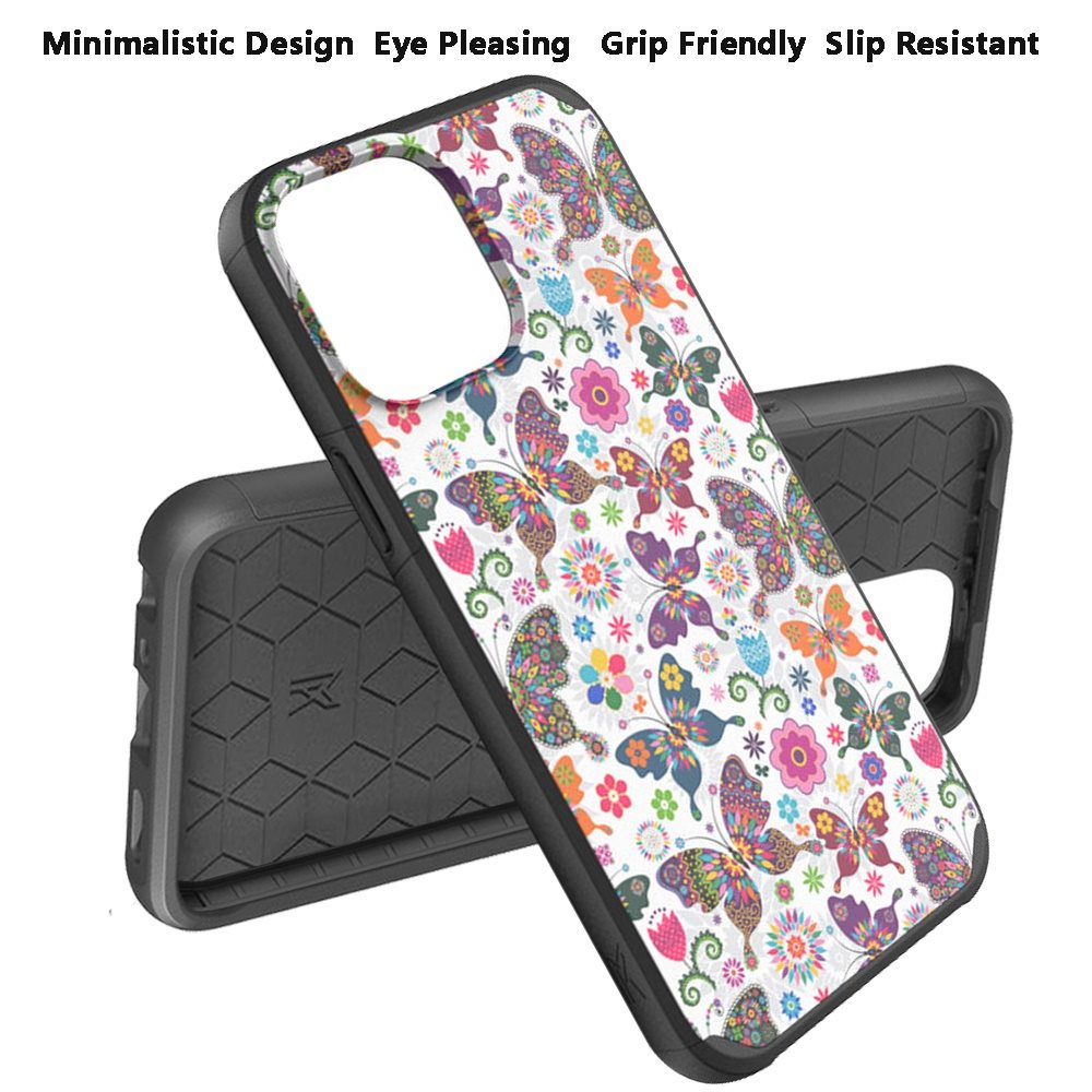 For Apple iPhone 13 / Pro Max Graphic Design Pattern Hard PC Soft TPU Silicone Protection Hybrid Shockproof Armor Rugged Bumper Phone Case Cover