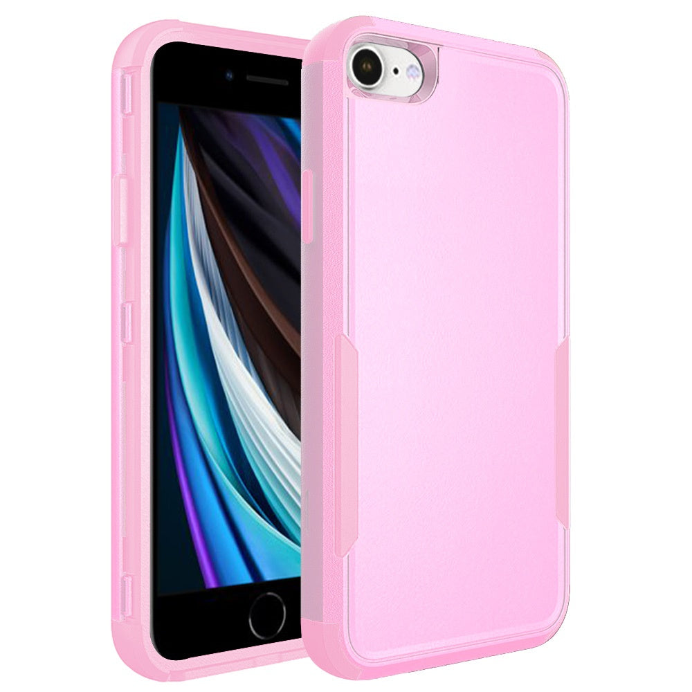 For Apple iPhone SE 3 (2022) SE/8/7 Hybrid Rugged Hard Shockproof Drop-Proof with 3 Layer Protection, Military Grade Heavy-Duty Armor Design Phone Case Cover