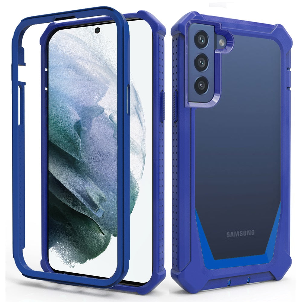 For Samsung Galaxy S22 /Plus Ultra Solid Tough Shockproof Ultimate Hybrid Full-Body Rugged Bumper Frame Clear Back Hard PC Soft TPU Phone Case Cover