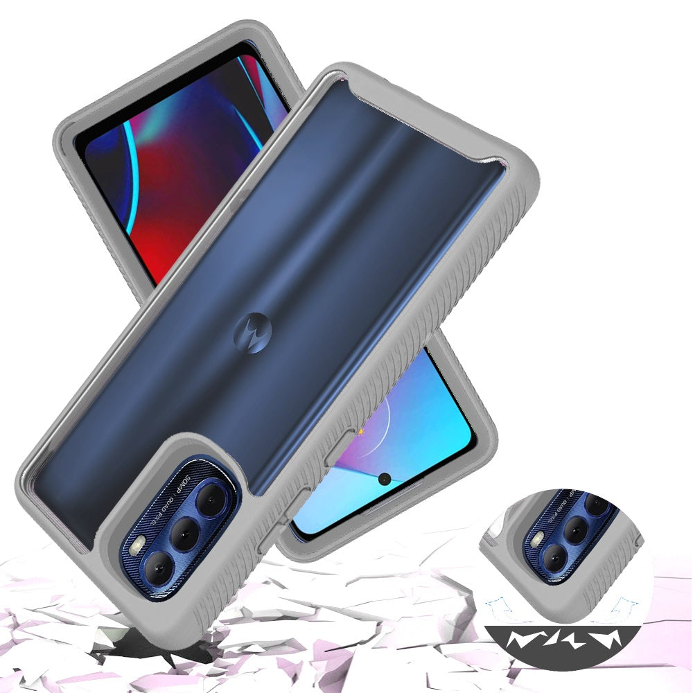 For Motorola Moto G Stylus 2022 4G Clear Dual Layer Rugged Bumper Frame Heavy Duty Hybrid Shockproof Rubber Hard TPU Phone Case Cover