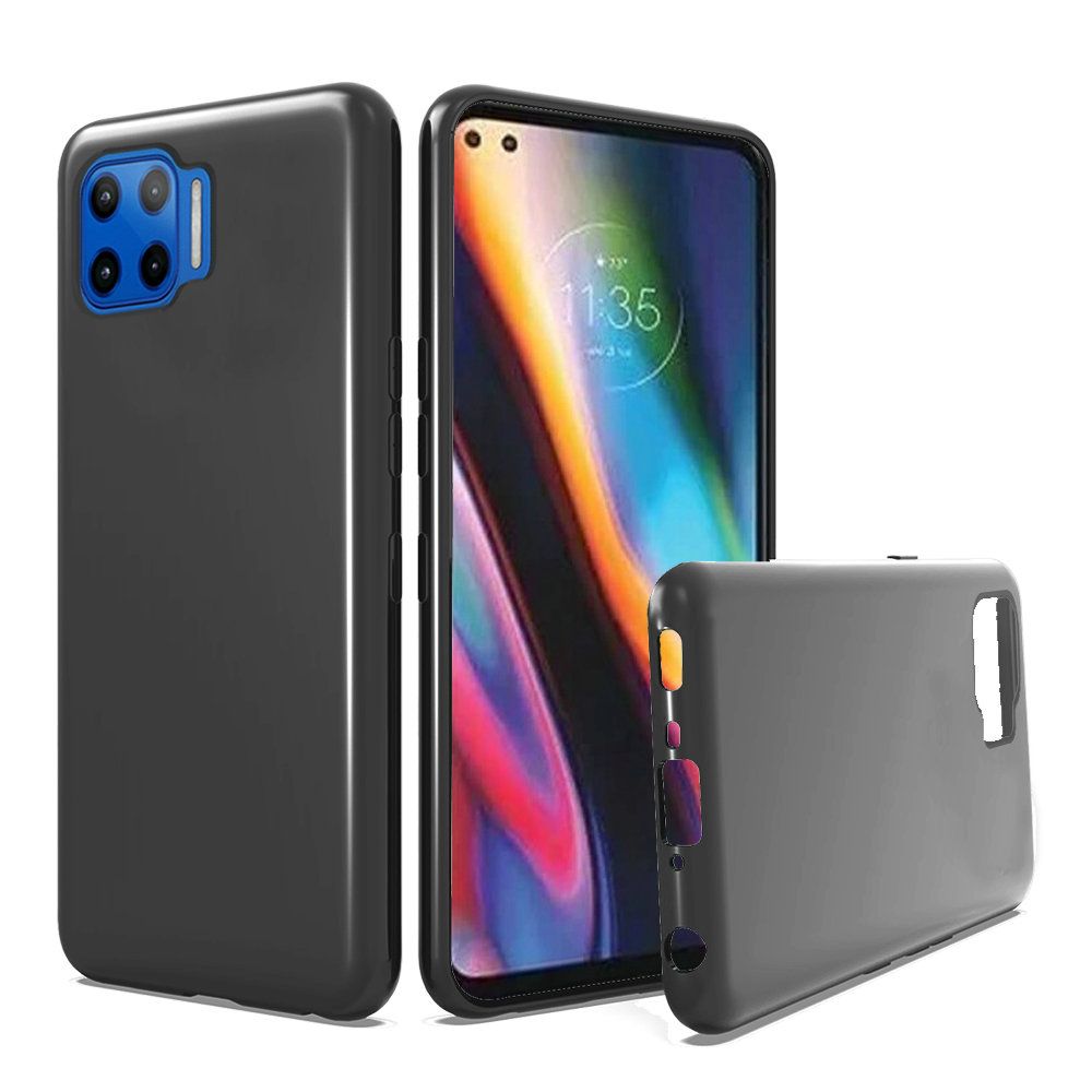 For Motorola Moto One 5G, Moto G 5G Plus, Moto One Lite Premium Hybrid Soft Silicone Gummy TPU Gel Candy Skin Flexible Skinny Slim Thin Protector Phone Case Cover