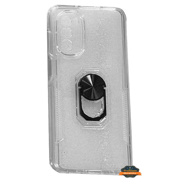 For Apple iPhone 14 /Plus Pro Max Ring Holder Stand, Support Magnetic Car Mount, Hard PC Back TPU Hybrid Shockproof Phone Case Cover