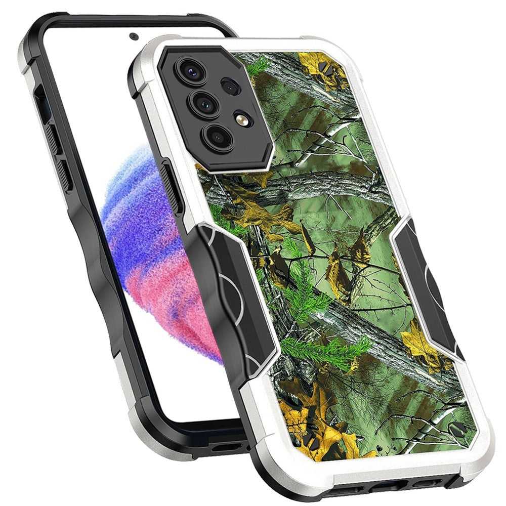 For Samsung Galaxy A53 5G Fashion Design Tough Shockproof Hybrid Stylish Pattern Heavy Duty TPU Rubber Armor Phone Case Cover