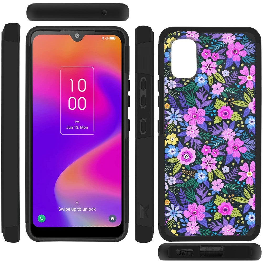 For OnePlus Nord N300 5G Graphic Design Pattern Hard PC TPU 2in1 Tough Strong Hybrid Shockproof Armor Phone Case Cover