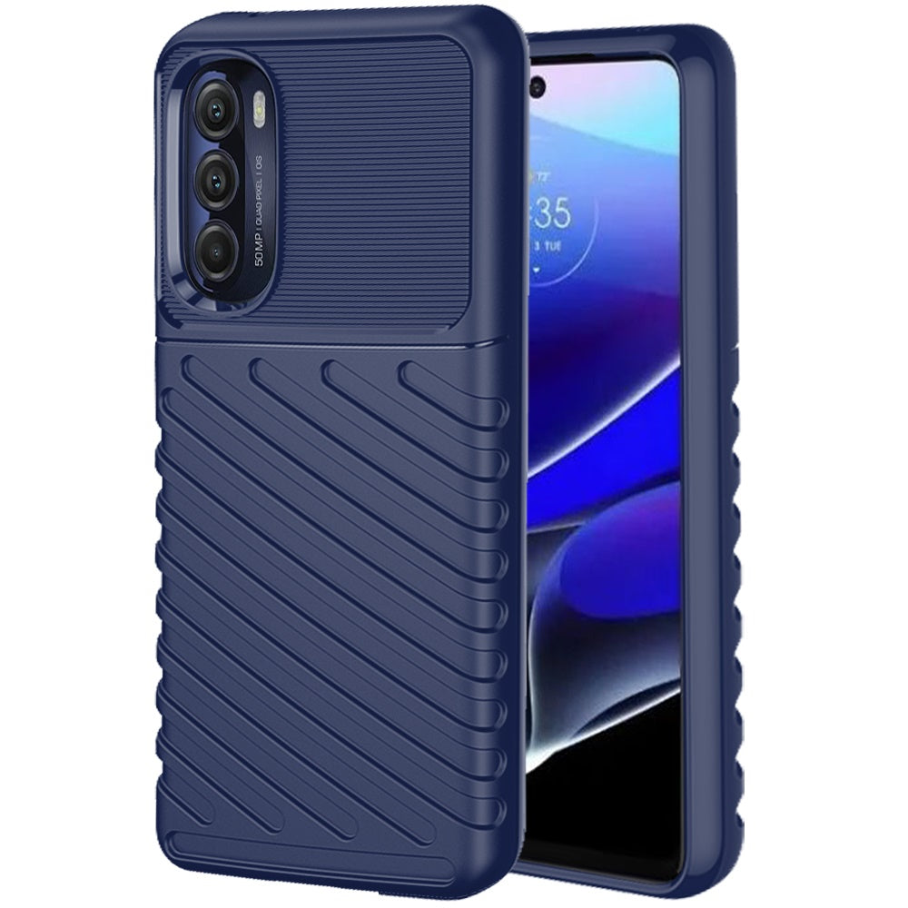 For Motorola Moto G Stylus 5G 2022 Rugged Hybrid Hard PC Silicone Gel TPU Bumper Texture Shockproof Anti Slip Protective Phone Case Cover