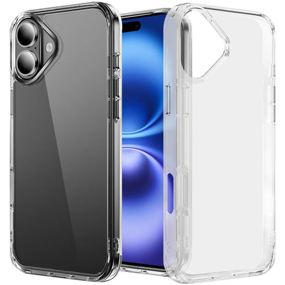 For Apple iPhone 17 Shockproof Slim Crystal Clear Transparent Hybrid Cover with Enhanced Drop Protection Case Cover Transparent