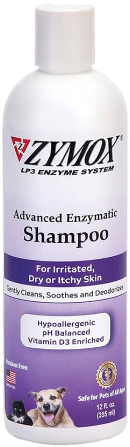 Zymox Shampoo with Vitamin D3 for Dogs and Cats [Dog Supplies] 12 oz