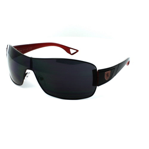 KHAN Sunglasses Shield 3311 [SUNGLASSES] Black-Black