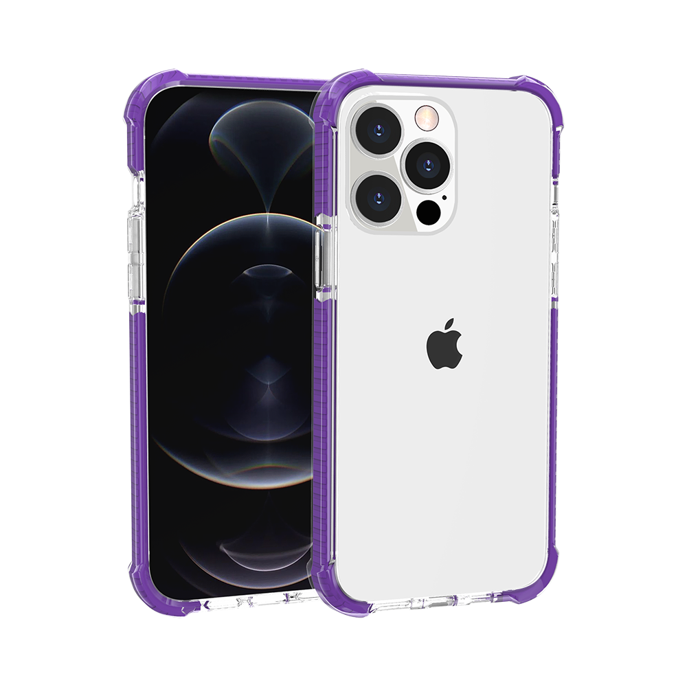 For Apple iPhone SE 3 (2022) SE/8/7 Hybrid Transparent Acrylic Rubber Gummy Hard PC Silicone TPU Color Bumper Frame Shockproof Case Cover