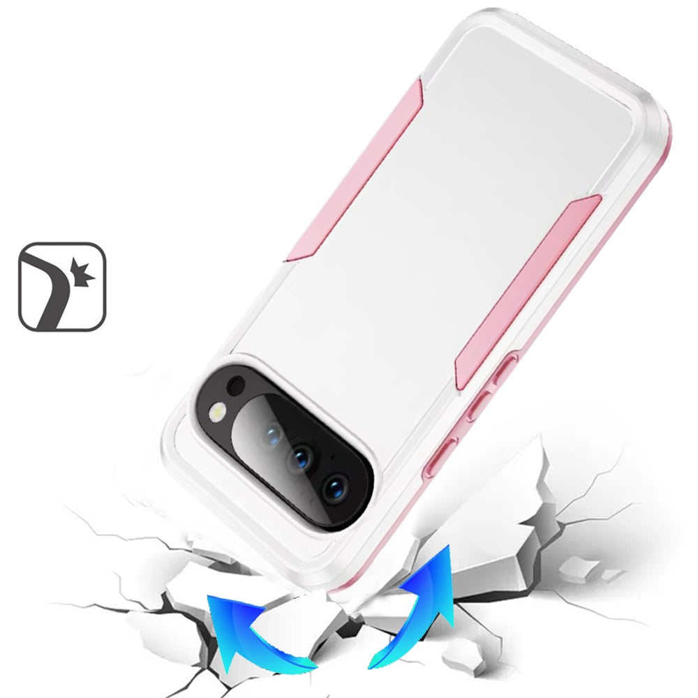 For Google Pixel 10 Pro XL Hybrid Rugged Hard Shockproof Drop-Proof with 2 Layer Protection, Military Grade Heavy-Duty Armor Design Case Cover