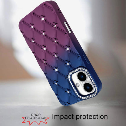 For Samsung Galaxy S26 Ultra Fashion Flower Design Sparkle Glitter Shimmer Rhinestone Bling Floral Accents, Leather Texture TPU Case Cover