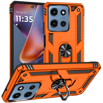 For Motorola Moto G 5G 2026/2025 Hybrid Shockproof Durable 360 Degree Rotatable Ring Stand Holder Kickstand Fit Magnetic Car Mount Case Cover