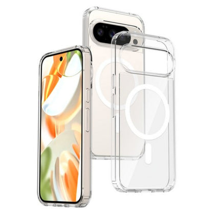 For Google Pixel 10 Pro XL Hybrid Clear Case Magnetic Back Shockproof Protective Transparent Back, Slim Fit, Wireless Charging Ready Case Cover Clear