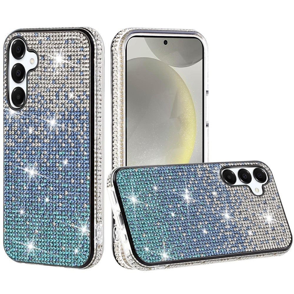 For Samsung Galaxy S25+ /S25 Plus /S24+ Plus Glitter Bling, UltraThin TPU Sparkle Diamond Rhinestone Shiny Full Crystal Stones Back Case Cover