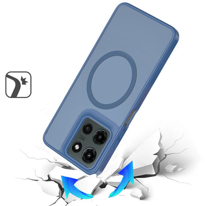 For Motorola Edge 2025 MagSafe Compatible Case Hybrid Soft TPU Bumper Hard Translucent Matte Back Slim Shockproof Case Cover