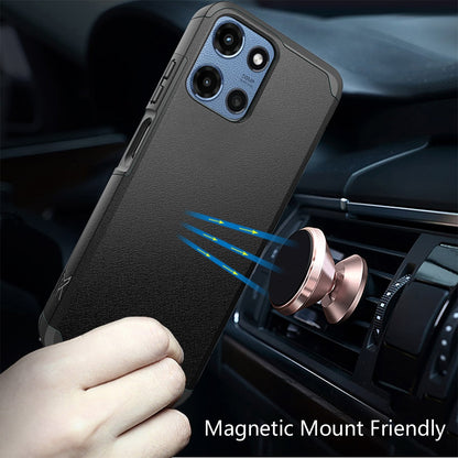 Tough Hybrid Dual Layer Hard PC TPU Rubber Bumper, Shock Absorption, Screen Protector Included