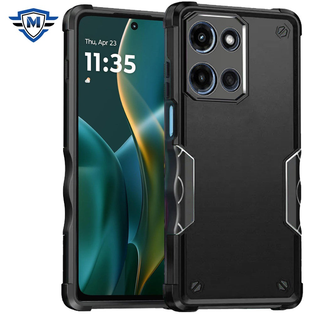 For Motorola Moto G Stylus 5G 2025 Slim Fit Back Hybrid Lightweight Shockproof 2-in-1 Hybrid Hard PC Bumper Frame Armor Protection Case Cover