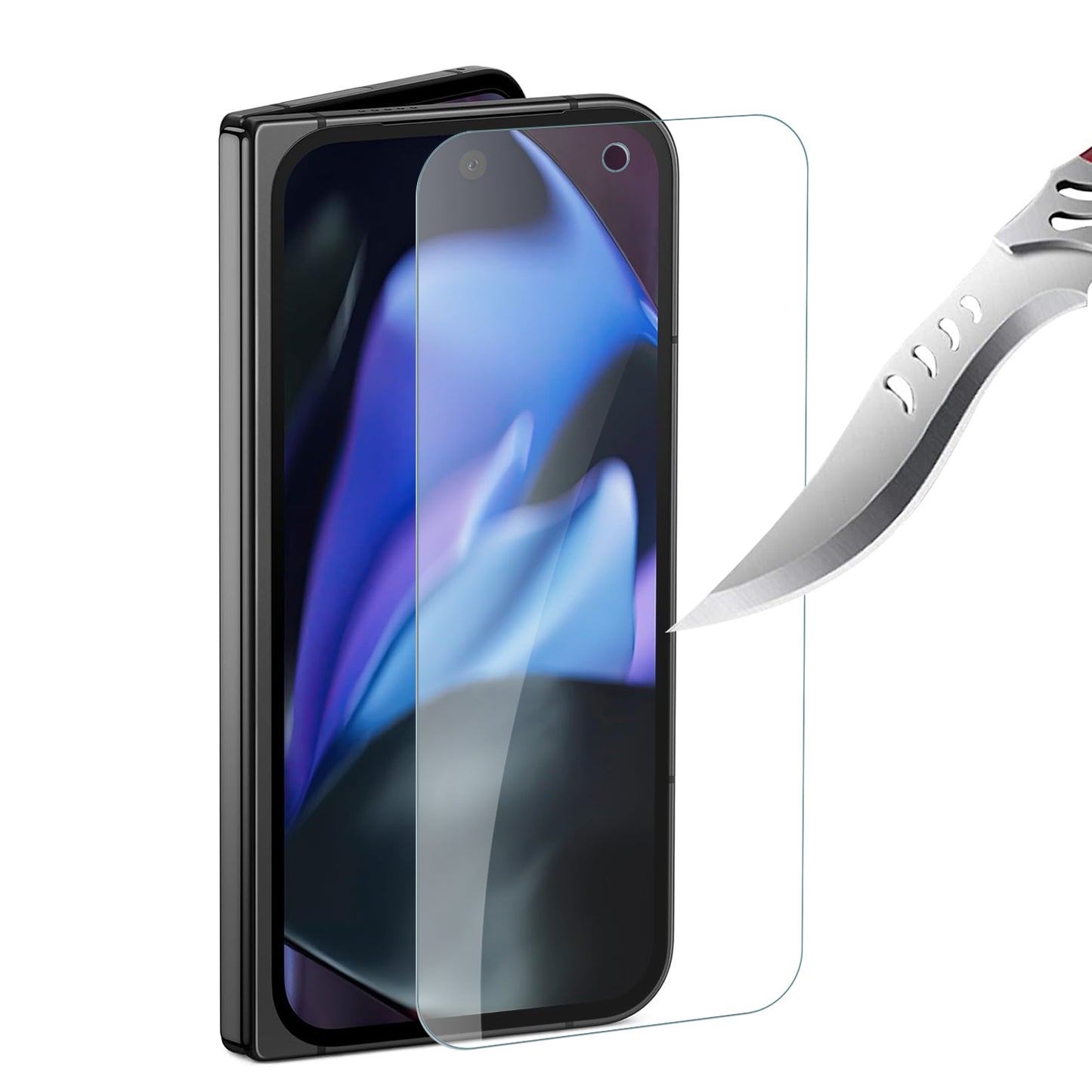 For Google Pixel 10 Pro Fold Screen Protector Tempered Glass Premium HD Clear, Case Friendly, 9H Hardness, 3D Touch Accuracy, Anti-Bubble Film Glass Protector Clear