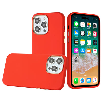For Apple iPhone 11 Pro Max Slim Classic Hybrid Around Rubber Gummy Gel Slick Hard PC Silicone TPU Chromed Button Case Cover Black