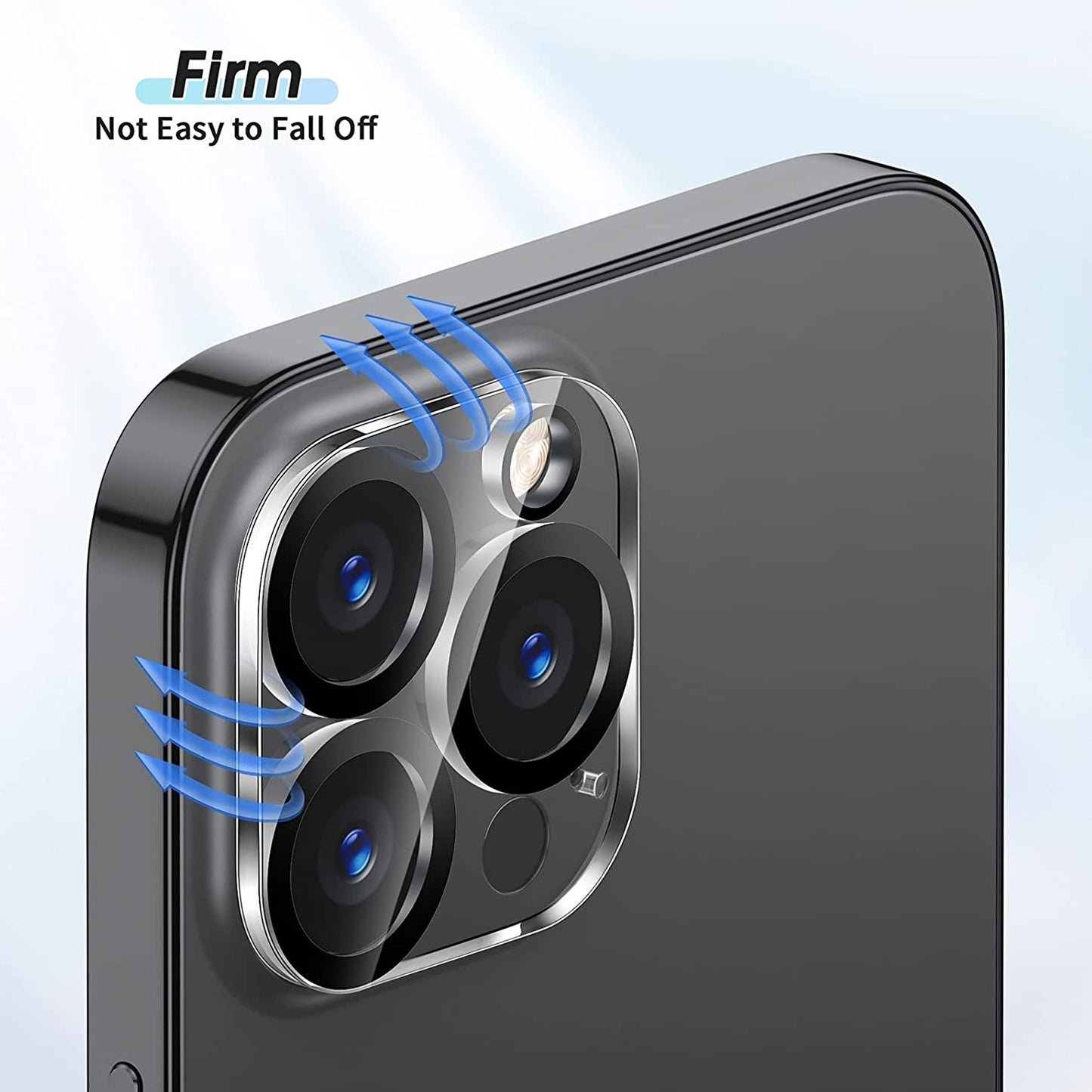 For Apple iPhone 15 Pro (6.1") Tempered Glass Camera Lens Protector Ultra HD, 9H Hardness, Scratch Resistant Back Camera Protection Clear Screen Protector