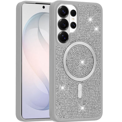 Phone Case for Samsung Galaxy S26 Ultra Magnetic Bling Diamond Sparkle Hybrid Shockproof Rugged Grip Durable Protection Anti-Slip Armor Design Cover