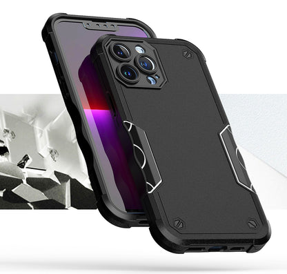 For Apple iPhone 17E /16E Slim Tough Shockproof Hybrid Heavy Duty 2in1 Dual Layer TPU Bumper Rugged Rubber Defend Armor Case Cover
