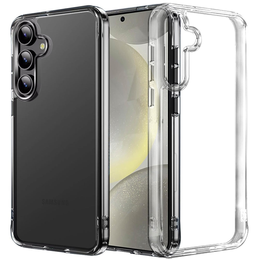 For Samsung Galaxy S24+ Plus Premium Hybrid HD Crystal Clear Hard PC Back, Thick 2.0mm TPU Frame, Slim Fit Case Cover Clear