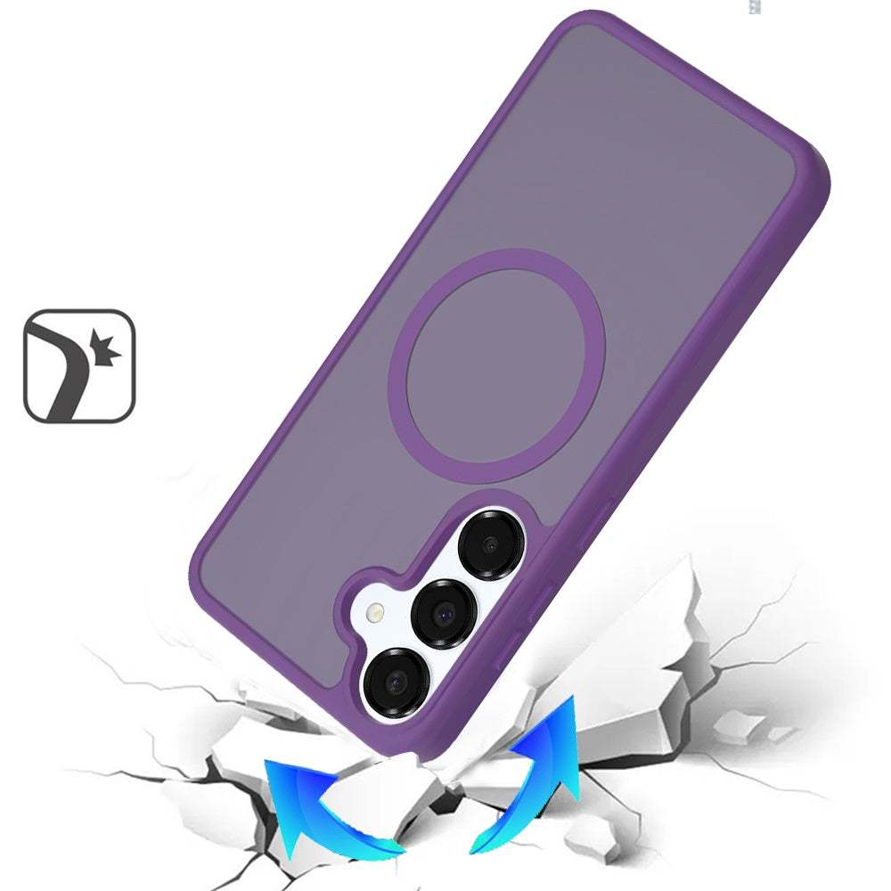 For Samsung Galaxy S25 Fan Edition /Galaxy S25 FE MagSafe Compatible Case Hybrid Soft TPU Bumper Hard Translucent Matte Back Slim Shockproof Case Cover