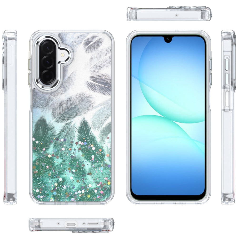 For Samsung Galaxy S25 Fan Edition /Galaxy S25 FE Fashion Epoxy Glitter Shimmer Design, Hybrid Shockproof TPU, Stylish Sparkle Slim TPU Protective Case Cover