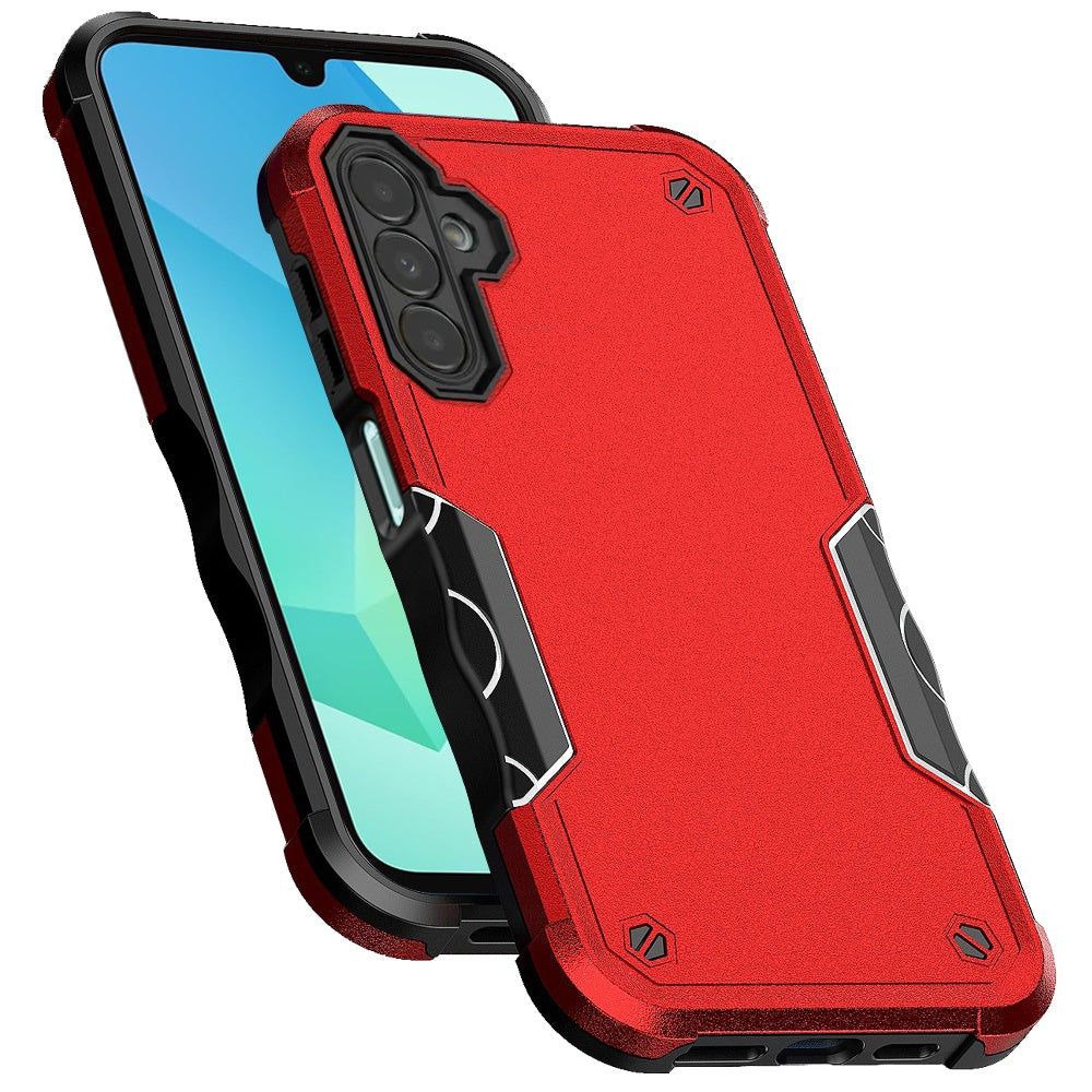 For Samsung Galaxy A16 5G Slim Tough Shockproof Hybrid Heavy Duty 2in1 Dual Layer TPU Bumper Rugged Rubber Defend Armor Case Cover