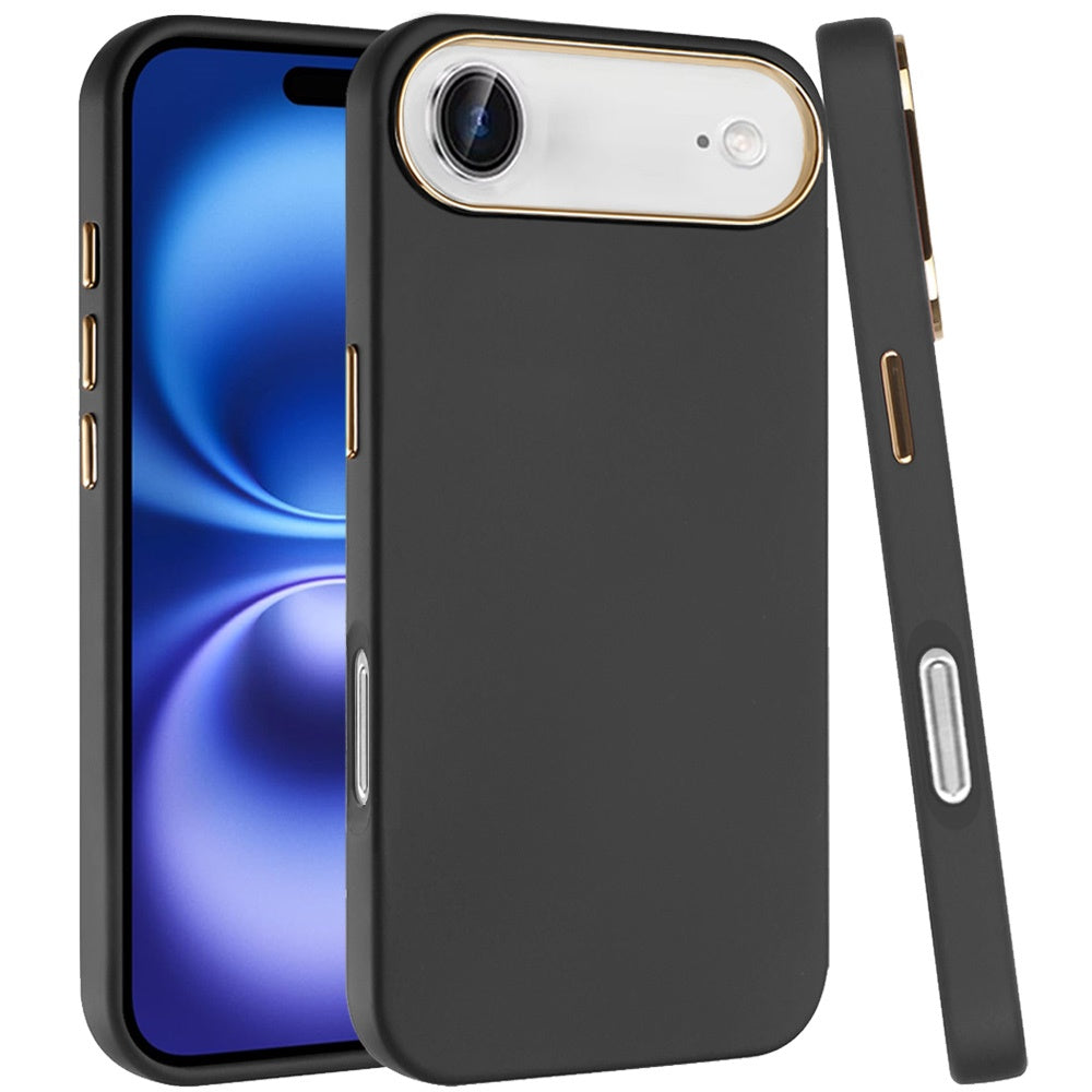 For Apple iPhone 17 AIR Hybrid Armor Shockproof, Durable Bumper Rubber Gummy Gel Slick Hard PC Silicone TPU Case Cover