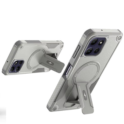 Phone Case for Motorola Moto G Power 5G 2026 /2025 Magnetic Kickstand Rugged Shockproof Armor Grip Anti Slip Heavy Duty Protective Matte Stand Hybrid Cover