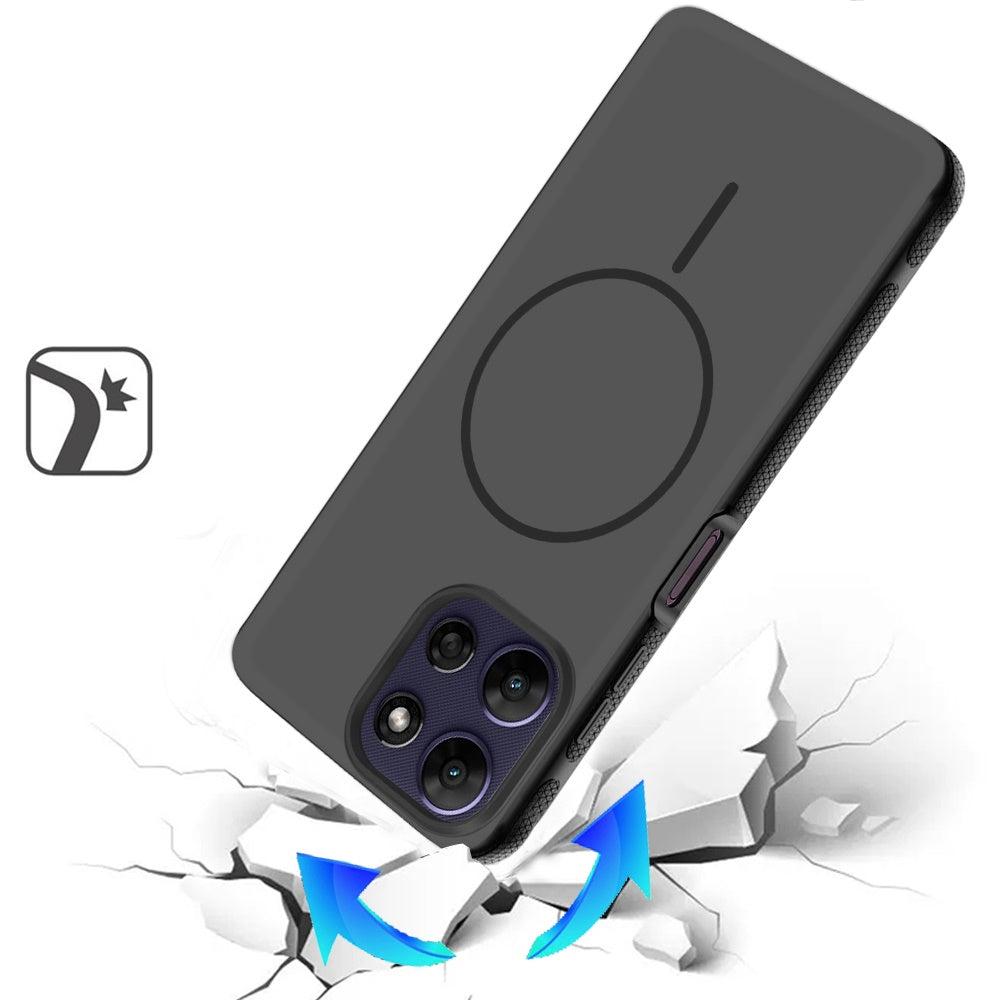 Phone Case for Motorola Moto G Power 5G 2026 /2025 Super Magnetic Matte Hybrid Shockproof Thick Protective Durable Grip Anti Scratch Premium Edge Slim Fit Cover